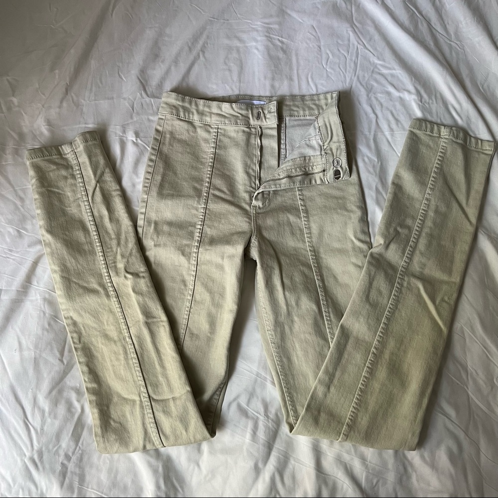 Zara Slit Flare Jeans